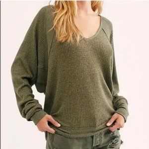 Free People Santa Clara Thermal Ferngully NWT Size Medium